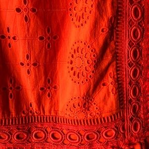 crown and ivy orange tank